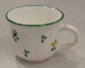 Gmundner Keramik-Tasse/Kaffee barock klein